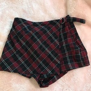 Forever 21 Plaid Mini Skort